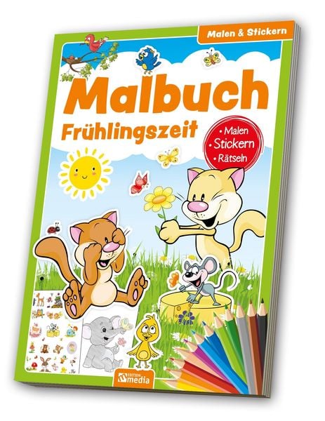 Produktbild: Malbuch Fr&uuml;hlingszeit