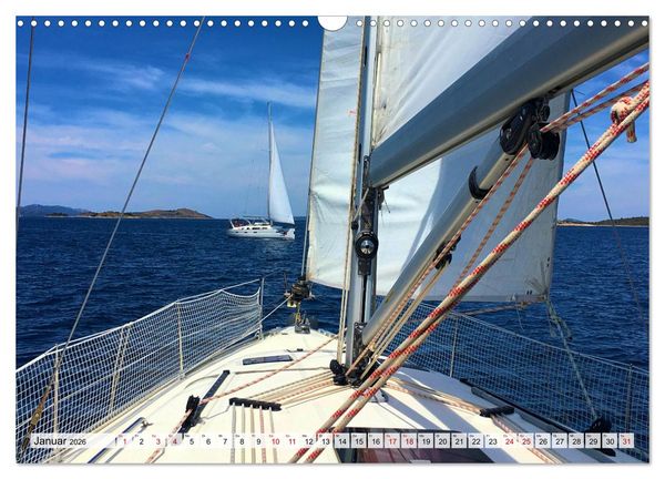 Produktbild: Segeln - mit dem Wind (Wandkalender 2026 DIN A3 quer), CALVENDO Monatskalender