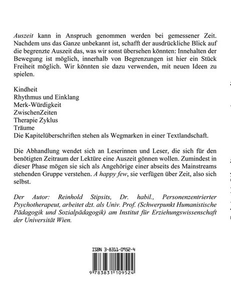 Produktbild: Auszeit. Verweilen bei sich selbst