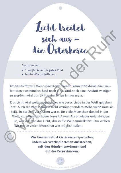 Produktbild: Unser Osterkalender f&uuml;r die Kita und zu Hause
