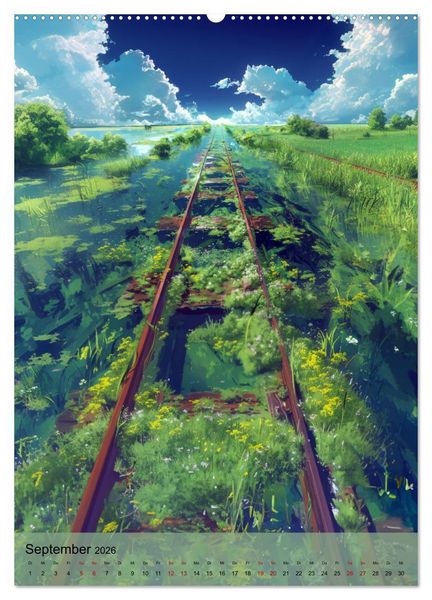 Produktbild: Immer wieder Anime (Wandkalender 2026 DIN A2 hoch), CALVENDO Monatskalender