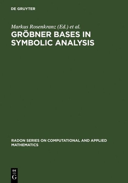 Produktbild: Gr&ouml;bner Bases in Symbolic Analysis