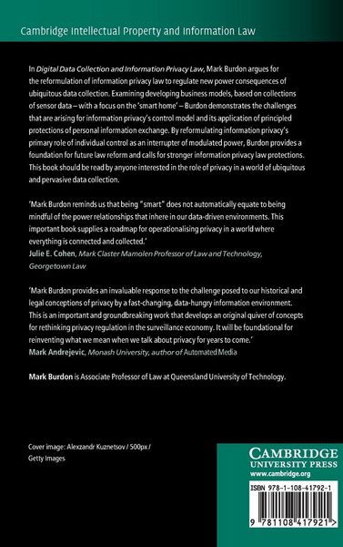 Produktbild: Digital Data Collection and Information Privacy Law