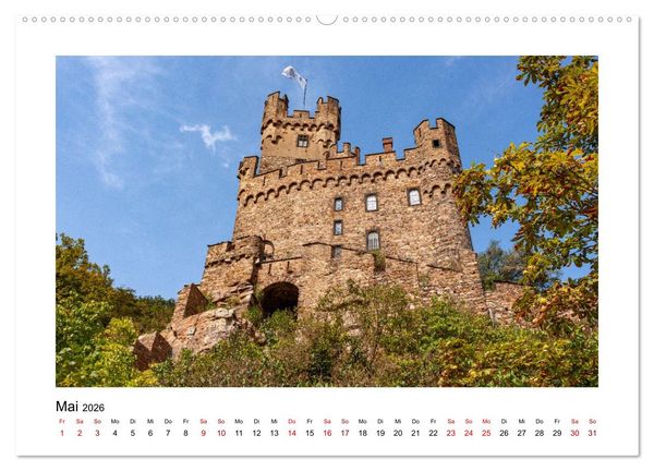 Produktbild: Am sch&ouml;nen Mittelrhein (hochwertiger Premium Wandkalender 2026 DIN A2 quer), Kunstdruck in Hochglanz