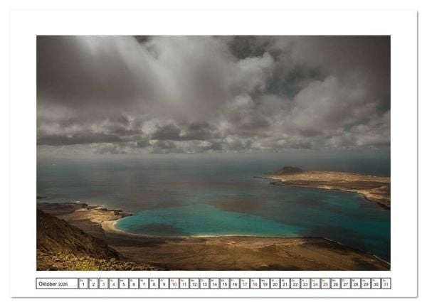 Produktbild: Lanzarote - Naturwunder im Atlantik (Wandkalender 2026 DIN A4 quer), CALVENDO Monatskalender