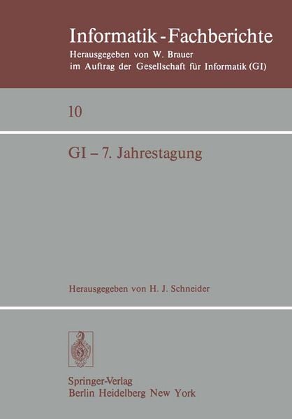 Produktbild: GI &mdash; 7. Jahrestagung