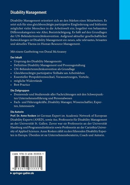 Produktbild: Disability Management