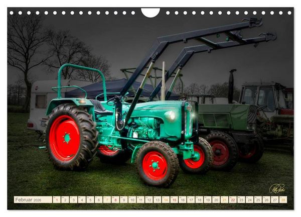 Produktbild: Oldtimer - Traktoren f&uuml;r Liebhaber (Wandkalender 2026 DIN A4 quer), CALVENDO Monatskalender
