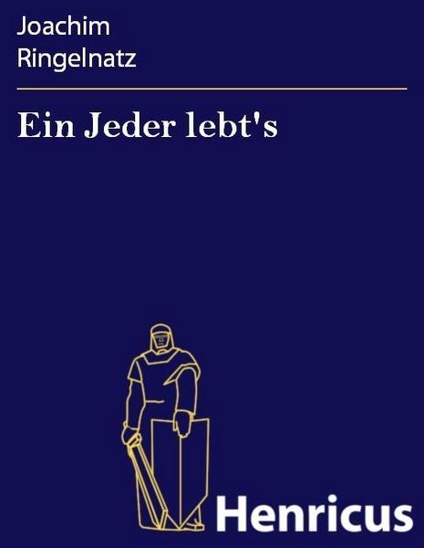 Produktbild: Ein Jeder lebt's