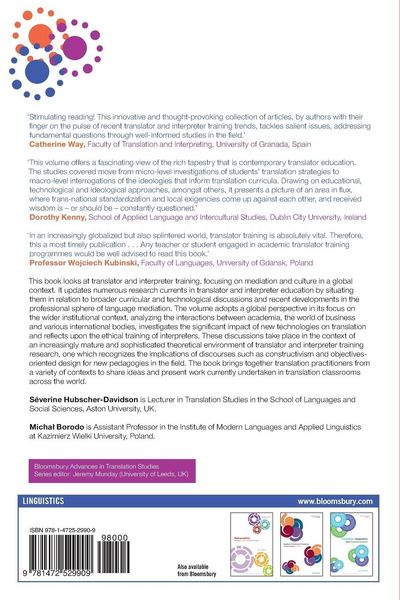 Produktbild: Global Trends in Translator and Interpreter Training