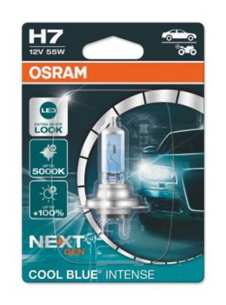 Produktbild: OSRAM 4062172395038 Halogen Leuchtmittel COOL BLUE&reg; INTENSE H7 55 W 12 V