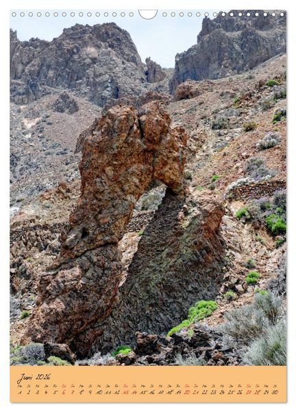 Produktbild: Vulkaninsel Teneriffa (Wandkalender 2026 DIN A3 hoch), CALVENDO Monatskalender