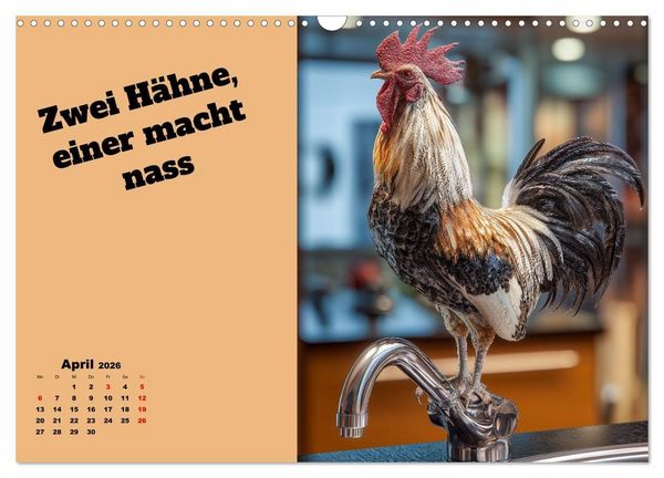 Produktbild: Pferdeschwanz - Das lustige, zweideutige Geschenk als Kalender (Wandkalender 2026 DIN A3 quer), CALVENDO Monatskalender