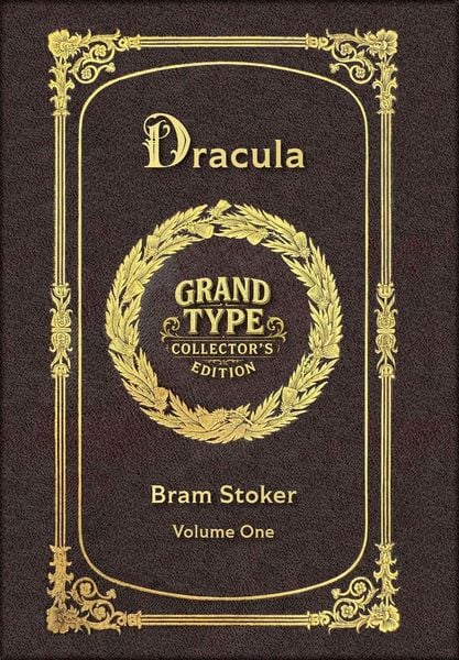 Produktbild: Large Print - Dracula, Volume 1 of 2 - Grand Type Collector's Edition - Matte Hardcover with Dust Jacket