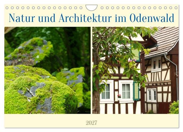Produktbild: Natur und Architektur im Odenwald (Wandkalender 2027 DIN A4 quer), CALVENDO Monatskalender