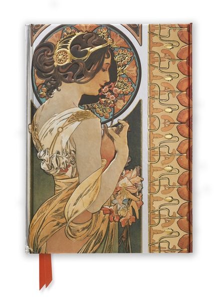 Produktbild: Premium Notizbuch DIN A5: Alphonse Mucha, Primel