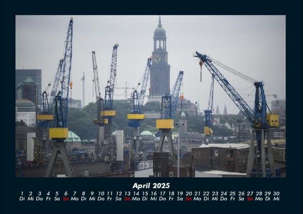 Produktbild: Hamburg 2025 Fotokalender DIN A4