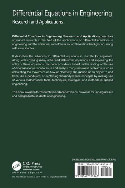 Produktbild: Differential Equations in Engineering