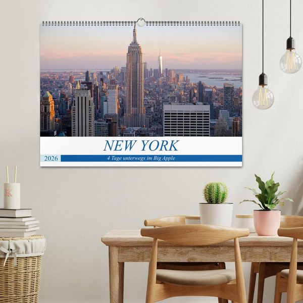 Produktbild: New York - 4 Tage unterwegs im Big Apple (Wandkalender 2026 DIN A2 quer), CALVENDO Monatskalender
