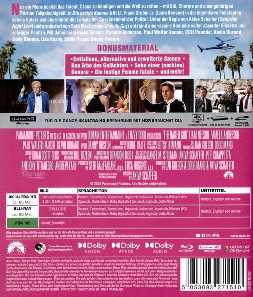 Produktbild: Die nackte Kanone (2025) (4K Ultra HD) (+ Blu-ray)