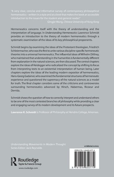 Produktbild: Understanding Hermeneutics
