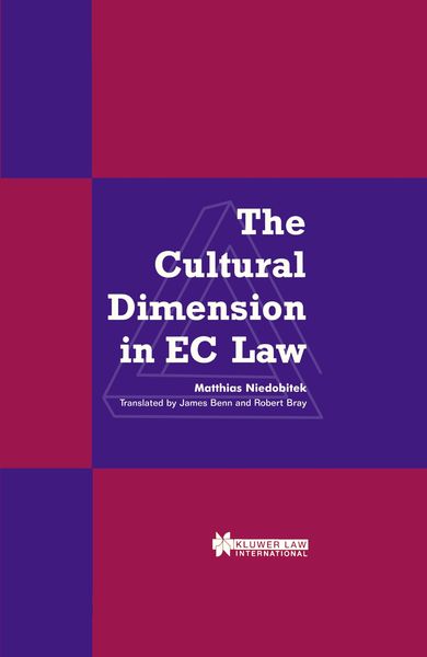 Produktbild: Cultural Dimension in EC Law