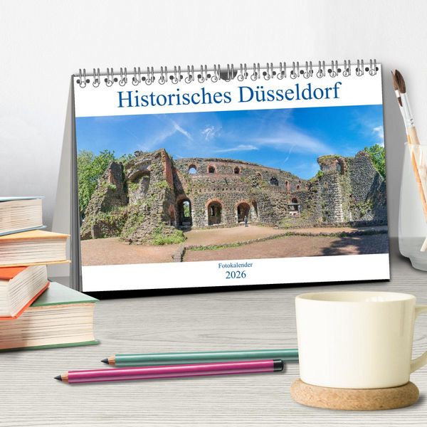 Produktbild: Historisches D&uuml;sseldorf (Tischkalender 2026 DIN A5 quer), CALVENDO Monatskalender