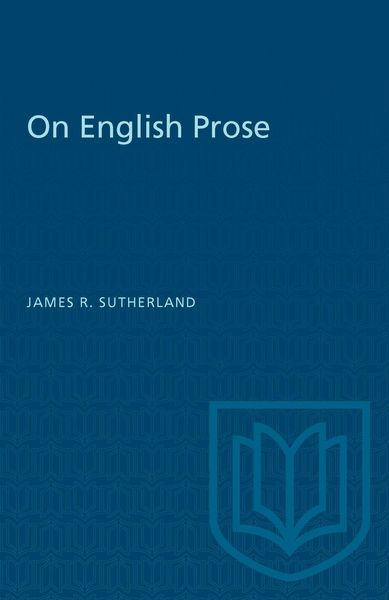 Produktbild: On English Prose