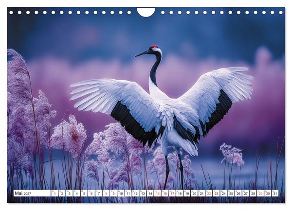 Produktbild: Mit den Kranichen kehrt das Licht in die Seele zur&uuml;ck (Wandkalender 2027 DIN A4 quer), CALVENDO Monatskalender