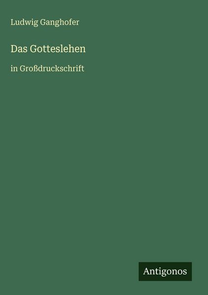 Produktbild: Das Gotteslehen