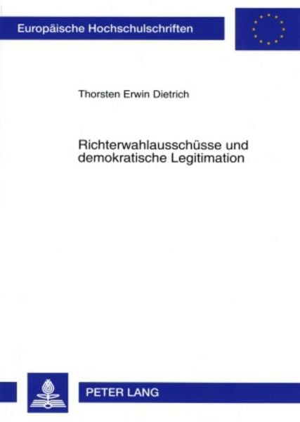 Produktbild: Richterwahlaussch&uuml;sse und demokratische Legitimation