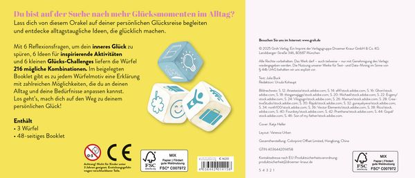 Produktbild: W&uuml;rfelorakel &ndash; Happy Moments