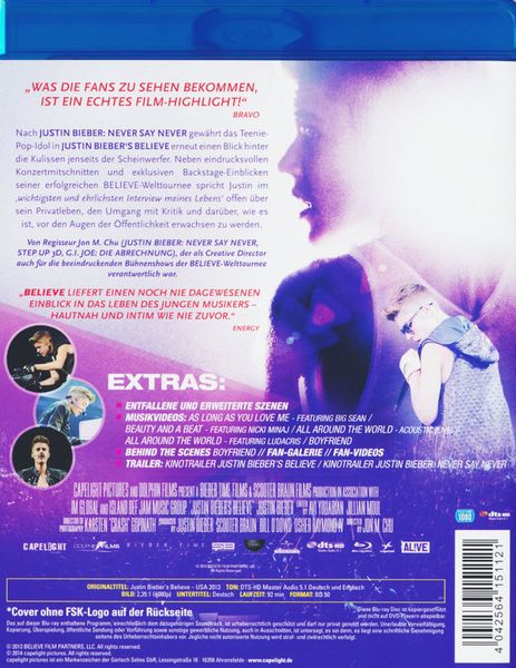 Produktbild: Justin Bieber's Believe