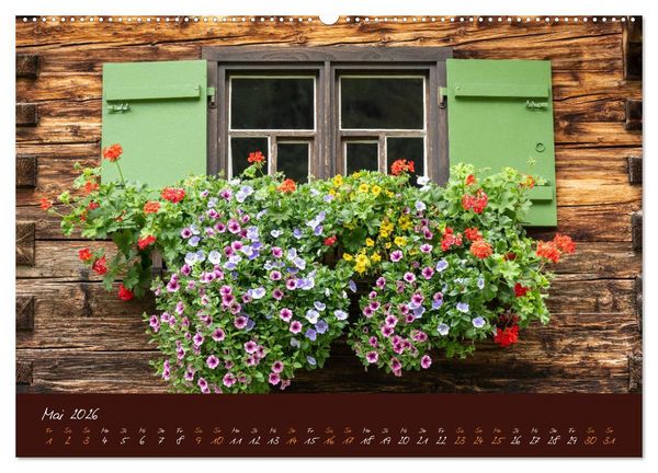 Produktbild: Fenster & Fassade (Wandkalender 2026 DIN A2 quer), CALVENDO Monatskalender