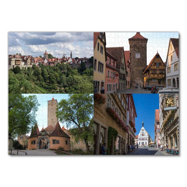 Produktbild: Lais Puzzle Collage Rothenburg 1000 Teile