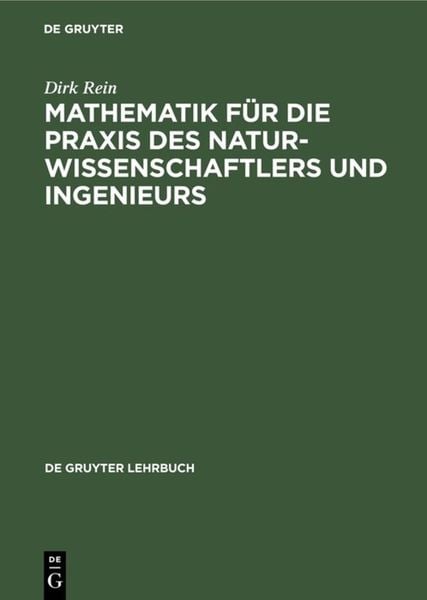 Produktbild: Mathematik f&uuml;r die Praxis des Naturwissenschaftlers und Ingenieurs