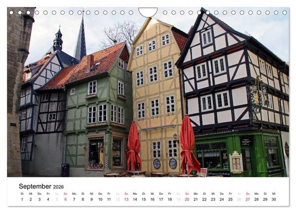 Produktbild: Quedlinburg im Harz (Wandkalender 2026 DIN A4 quer), CALVENDO Monatskalender