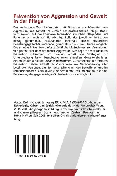 Produktbild: Pr&auml;vention von Aggression und Gewalt in der Pflege