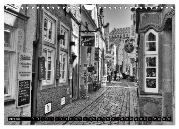 Produktbild: Historisches Bremen (Wandkalender 2026 DIN A4 quer), CALVENDO Monatskalender