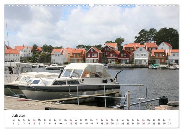 Produktbild: S&uuml;dnorwegen - von Kristiansand bis Stavanger (hochwertiger Premium Wandkalender 2026 DIN A2 quer), Kunstdruck in Hochglanz