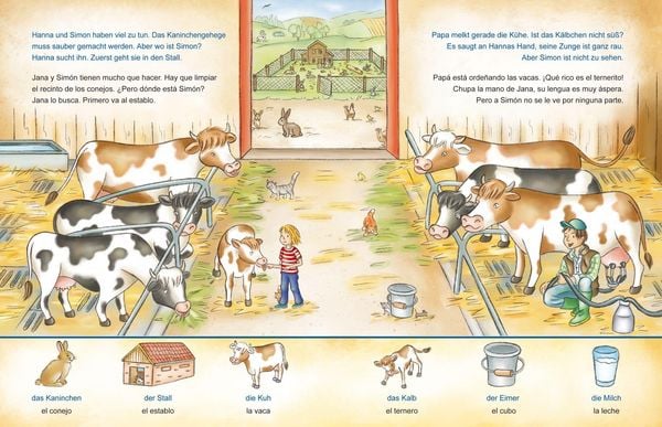 Produktbild: Auf dem Bauernhof (Deutsch-Spanisch)