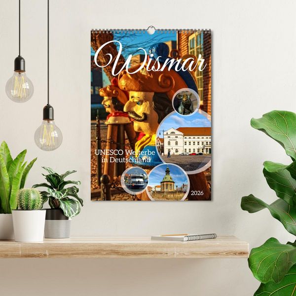 Produktbild: Wismar - UNESCO Welterbe in Deutschland (Wandkalender 2026 DIN A3 hoch), CALVENDO Monatskalender