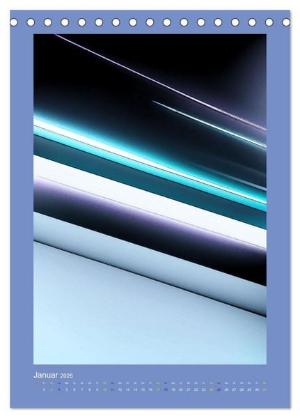 Produktbild: WALL ART Geometrische Konzeptkunst (Tischkalender 2026 DIN A5 hoch), CALVENDO Monatskalender
