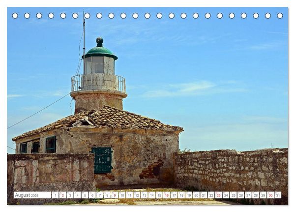 Produktbild: Faszination Korfu (Tischkalender 2026 DIN A5 quer), CALVENDO Monatskalender