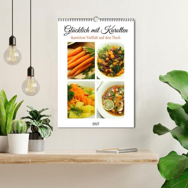 Produktbild: Gl&uuml;cklich mit Karotten (Wandkalender 2027 DIN A3 hoch), CALVENDO Monatskalender