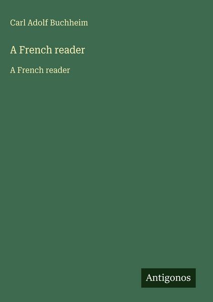 Produktbild: A French reader