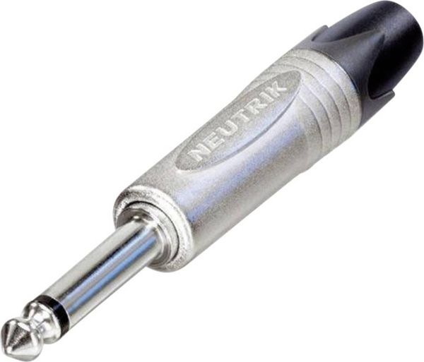 Neutrik NP2X Klinken-Steckverbinder 6.35mm Stecker, gerade Polzahl: 2 Mono Silber 1St.