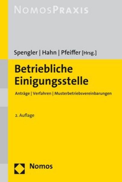 Produktbild: Betriebliche Einigungsstelle