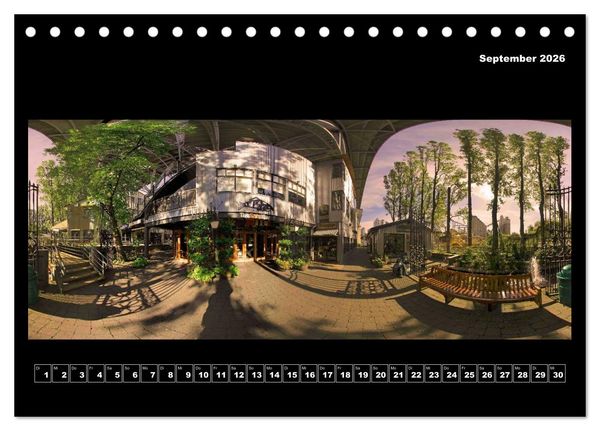 Produktbild: Vancouver / Kanada in faszinierender 360&deg; Panorama-Photographie (Tischkalender 2026 DIN A5 quer), CALVENDO Monatskalender