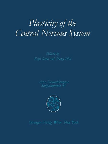 Produktbild: Plasticity of the Central Nervous System